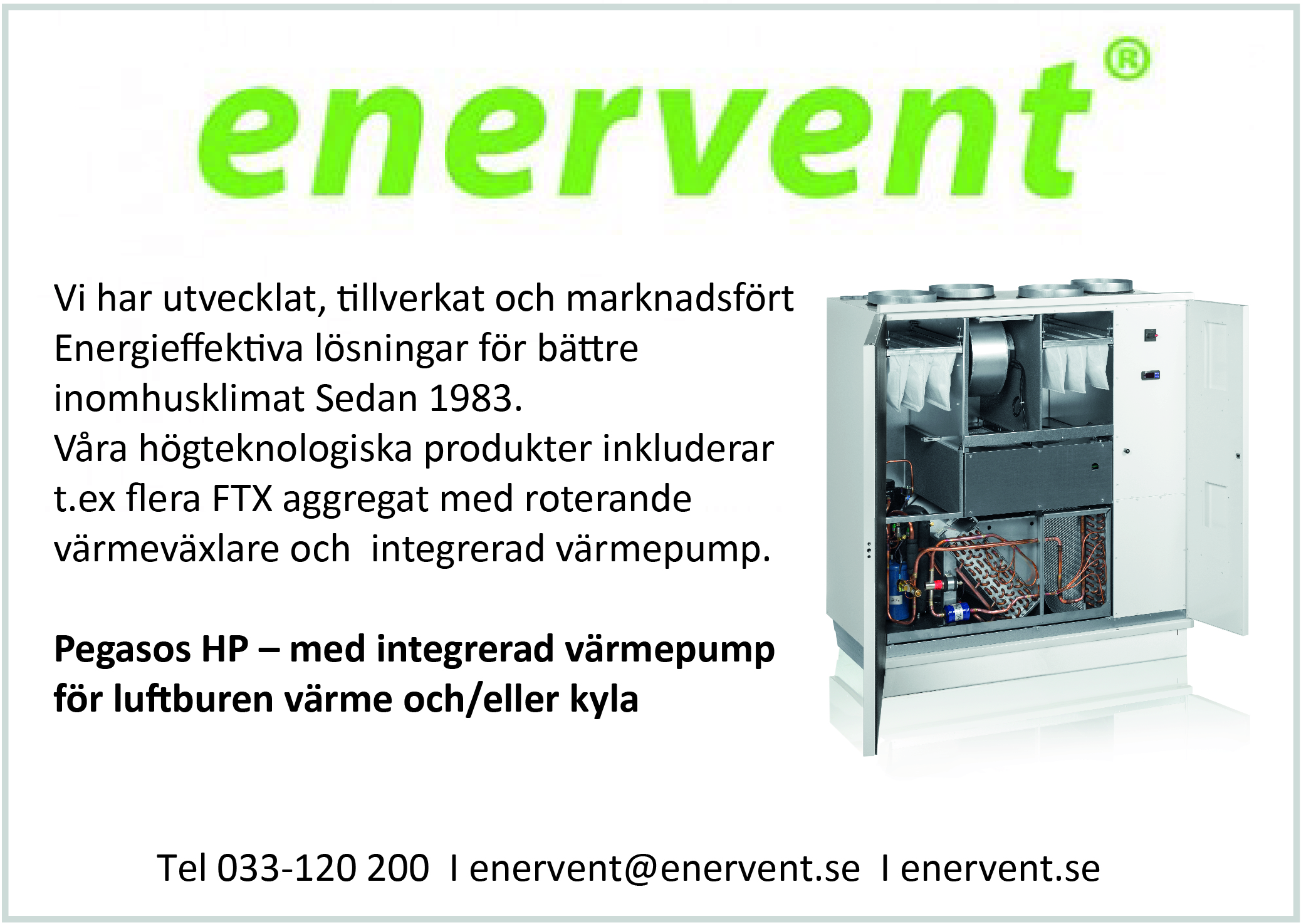 Enervent-annons