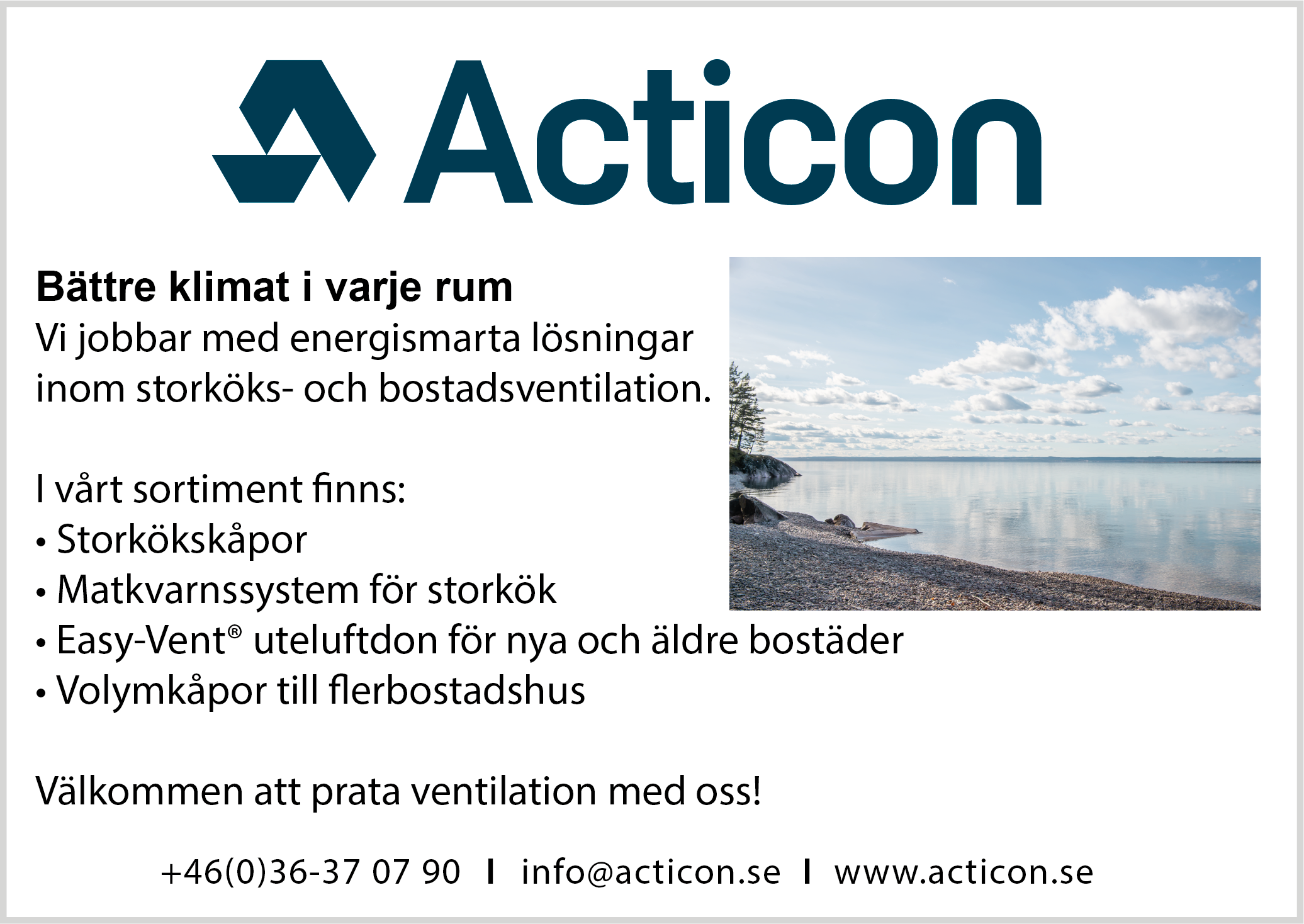 Acticon-annons